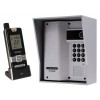 Wireless Gate & Door Intercom with Keypad (UltraCom2) Silver & Silver Hood 