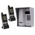 Wireless Gate & Door Intercom with Keypad & 2 x Handsets (UltraCom2) Silver & Silver Hood 