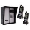 Wireless Gate Intercom with Keypad & 2 x Handsets (UltraCom2) Silver & Black Hood