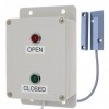 Wired Gate Open Alert/Alarm – Notifies You When the Gate is Opened, with Red & Green LED Indicators on Box