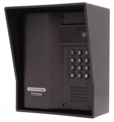 UltraCom2 Caller Station with Black Rain Hood (wireless intercom)