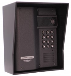 UltraCom2 Caller Station with Black Rain Hood (wireless intercom)