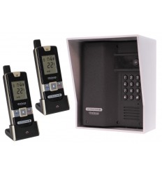 Wireless UltraCOM2 Gate Intercom with Keypad & 2 x Portable Handsets 