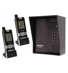 Wireless UltraCOM2 Gate Intercom with Keypad & 2 x Portable Handsets 