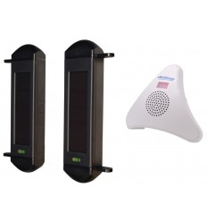 Long Range 1B-100 Beam Alarm with simple Chime Receiver
