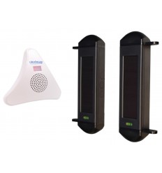 Long Range 1B Wireless Beam Alarm with Chime Receiver