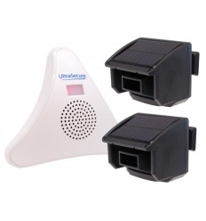 2 x PIR DA600-T Wireless Garden & Driveway Alarm
