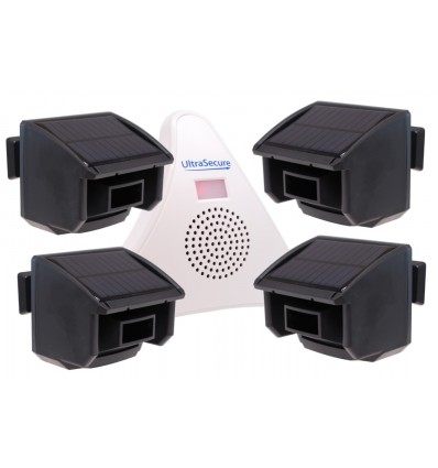 4 x PIR DA600-T Wireless Garden & Driveway Alarm