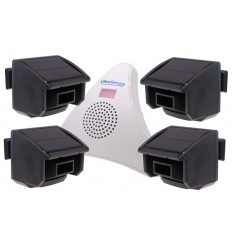 4 x PIR DA600-T Wireless Garden & Driveway Alarm