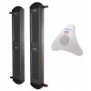 2B Solar Wireless Perimeter Beam Alarm with Chime Receiver
