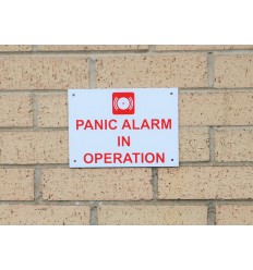 Panic Alarm in Operation Sign