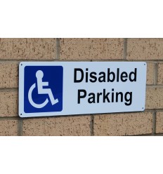 Disabled Parking Wall Sign