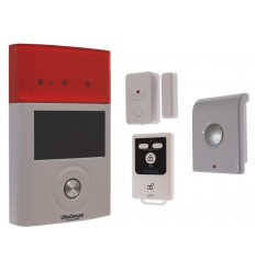 BT Wireless Door Alarm, Internal & External Solar Siren  