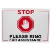 A4 External Alarm Warning Sign
