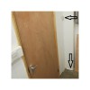 KP GSM Alarm Wireless Water Detector & Transmitter,(the detector mounted onto the ground, the transmitter onto the wall).