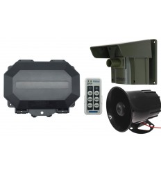 Long Range Wireless Driveway PIR Alarm with Outdoor Receiver & Loud Siren