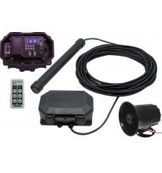 Long Range Driveway Metal Detecting Alarm with Outdoor Receiver & Loud 118 dB Siren