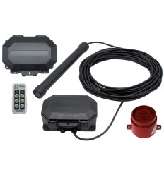 Long Range Driveway Metal Detecting Alarm with Outdoor Receiver & Adjustable Siren