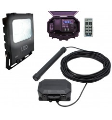 Flood Light with a Metal Detecting Driveway Alarm & Outdoor Receiver