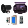 Wireless Commercial Siren Kit inc Heavy Duty Push Button & Loud Siren with adjustable duration