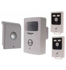 BT PIR Alarm with a Wireless Indoor Siren & 2 x Remote Controls