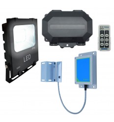 Wireless Magnetic Gate Alarm with Floodlight