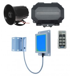 Wireless Magnetic Gate Alarm with Loud Weatherproof Siren