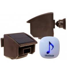 DA600 Wireless Garden & Driveway Alarm with 2 x Brown PIR's