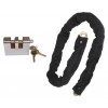 1 metre Long Steel Chain (10 mm links) with Double Slotted Shackle Lock
