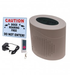 Dog Barking Alarm with External Warning Sign 