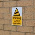 A5 External CCTV Warning Sign, for use with Dummy Cameras
