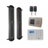 Wireless Long Range Solar Perimeter Infrared Beam Kit (900m) 2B with GSM Dialler – Outdoor Security (DA600+)