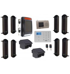 Comprehensive Wireless Solar GSM Perimeter Alarm Kit