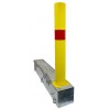 Yellow Fold Away Coffin Post Bollard