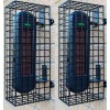 1B Solar Powered Detector Beams in Protective Wire Cage