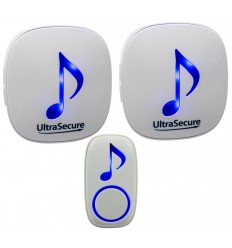 DA600+ wireless door & domestic gate bell with 2 x receivers