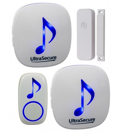 DA-600 Door Opening Alert & Doorbell with 2 x Receivers