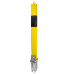 H/D yellow 100P-K removable parking & security post with top mounted eyelet  (001-4410 K/D, 001-4400 K/A)