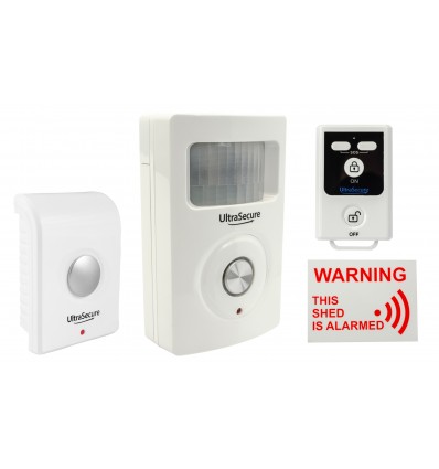 BT Wireless PIR & Internal Siren Shed & Garage Alarm System