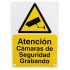 A5 External CCTV Warning Sign (Spanish Language)