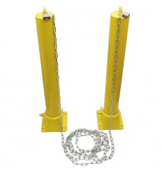 H/D Fold Down Security Post & Chain Kit (001-1650)
