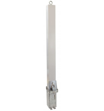 H/D White 100P Removable Parking & Security Post