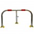 Galvanised Fold Down Hoop Barrier & Integral Lock