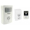 Wireless Battery-Powered Alarm with Motion Detector, 2 Sirens & Remote Control (BT Range)