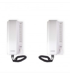 Wireless long range multi room intercom (800m) – 2 call stations powered and/or standalone
