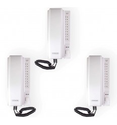 Wireless long range multi room intercom (800m) – 3 call stations powered and/or standalone