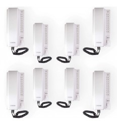 Wireless long range multi room intercom (800m) – 8 call stations powered and/or standalone