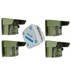 Protect 800 Driveway Alert System including 4 x PIR's with New Pencil Beam Lens.