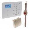 KP9 GSM Wireless Panic Alarm with Wristband Panic Button & Repeater
