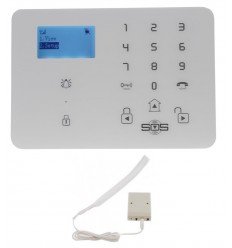 GSM wireless water alarm (4G) – leak detection system with call, text alerts & optional siren (KP)